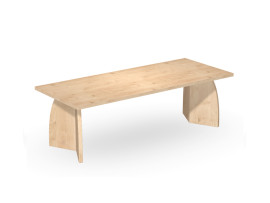 Rechthoek Eiken V onderstel